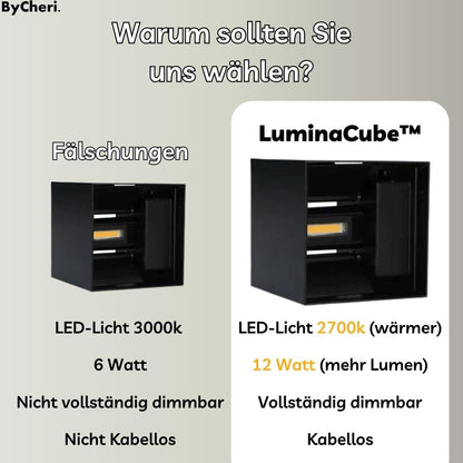 LuminaCube™ - The wireless and luxurious wall lamp!