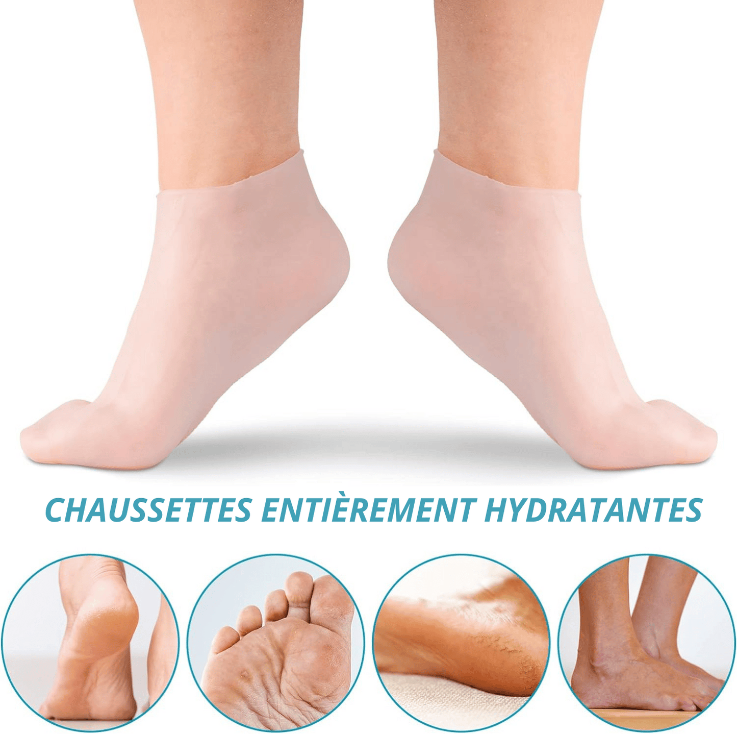 EXFOLIATING SILICONE SOCKS