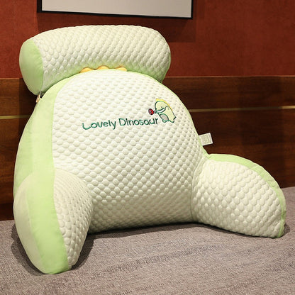 HomnyPillow® Cojín de peluche con reposabrazos