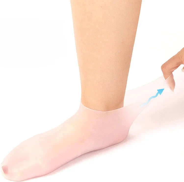 EXFOLIATING SILICONE SOCKS