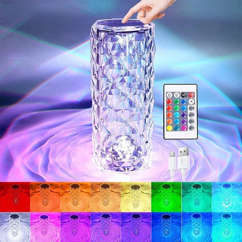 Candeeiro de cristal com controlo Magic Touch